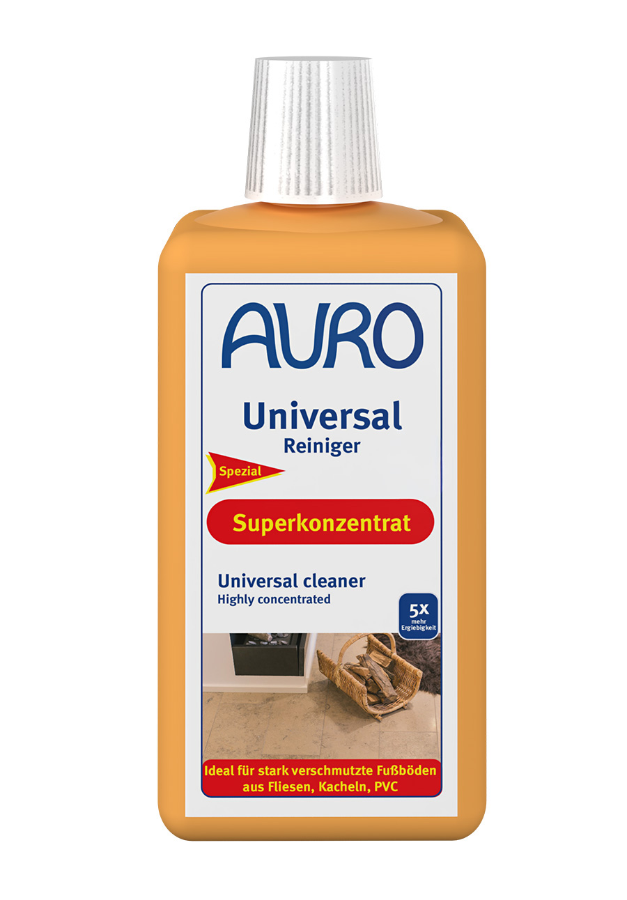 AURO Universal-Reiniger Nr. 471 in der 0,5 Liter Flasche – ideal für gründliche und schonende Reinigung von Böden im ganzen Haus.