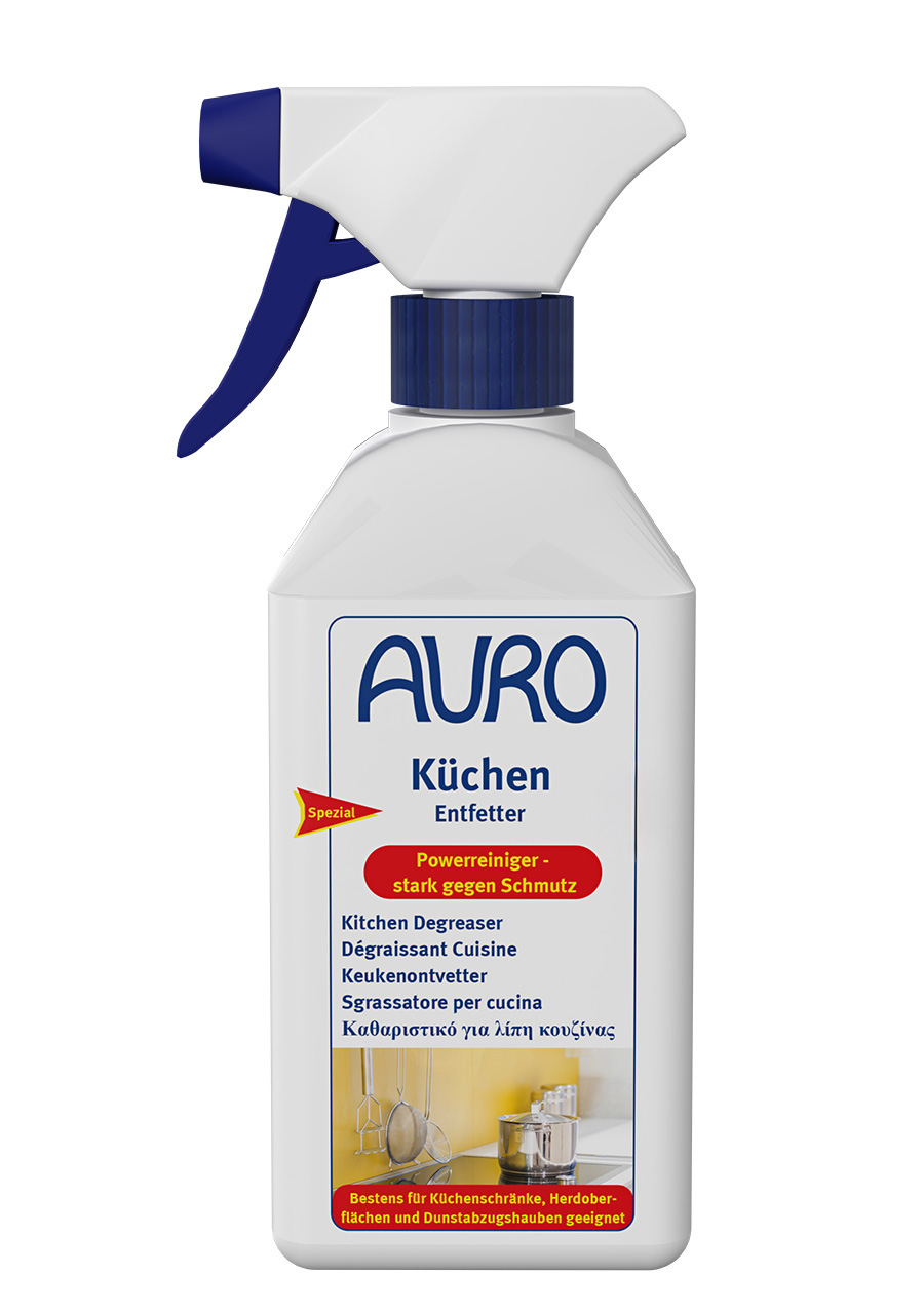 AURO Küchen-Entfetter Nr. 651 in 0,5 Liter Sprühflasche zur kraftvollen Reinigung von Fett und Schmutz in der Küche