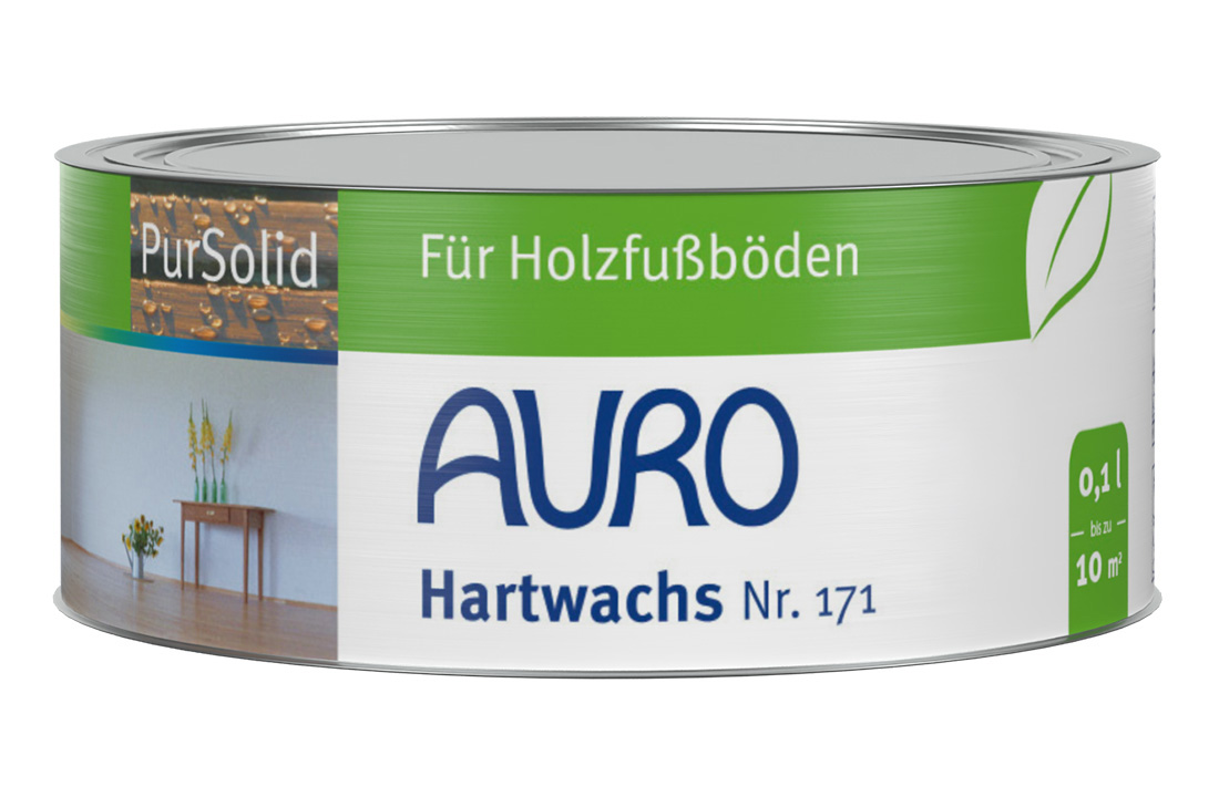 AURO Hartwachs Nr. 171 in 0,1 Liter Dose – natürliches Holzwachs für strapazierfähige Oberflächen